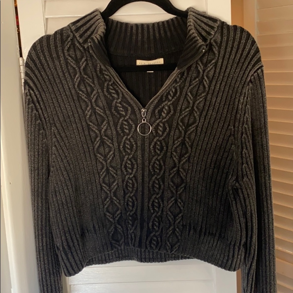 Zip up sweater